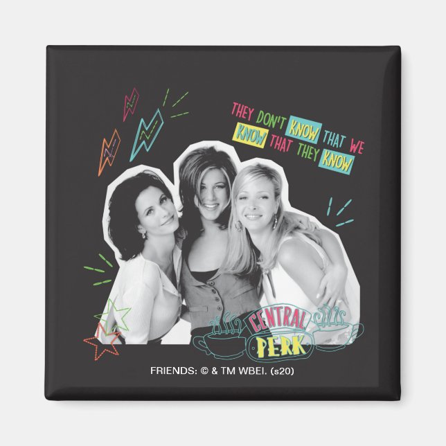 Íman FRIENDS™ | Monica, Rachel & Phoebe (Frente)