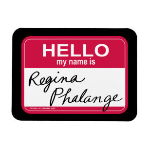 Íman FRIENDS™   Olá, meu nome é Regina Phalange