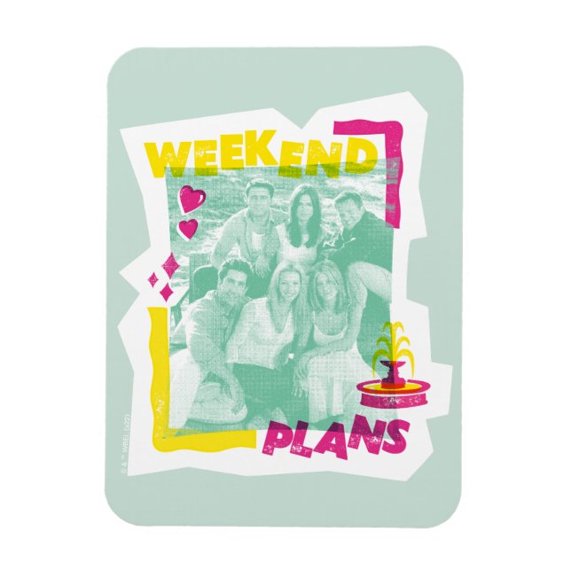 Íman FRIENDS™ | Planos de Fim de Semana (Vertical)