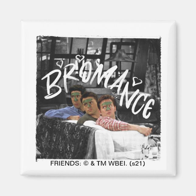 Íman FRIENDS™ | Ross, Joey e Chandler Bromance (Frente)