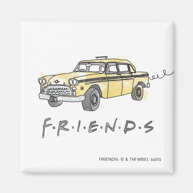 Íman FRIENDS™ | Táxi (Frente)