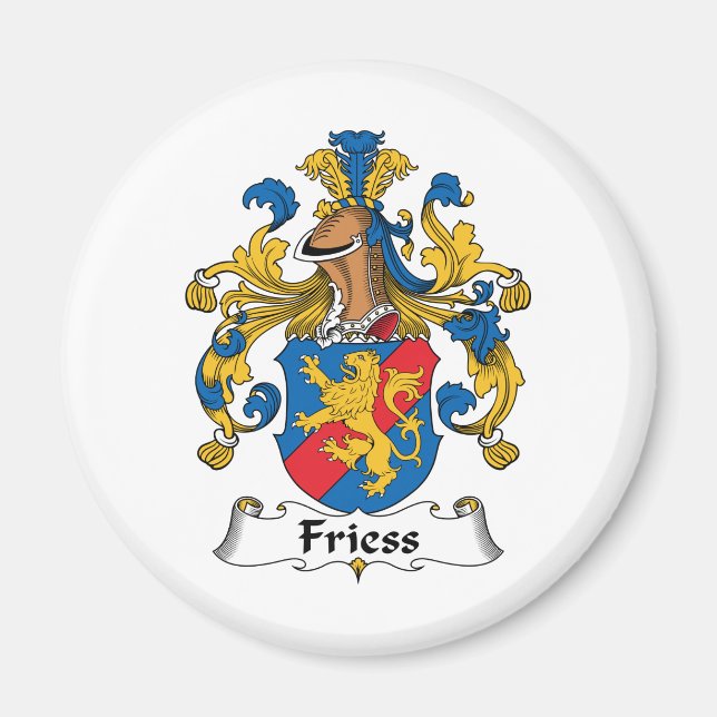 Íman Friess Family Crest (Frente)