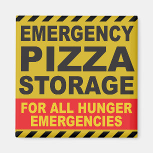 Íman Frigorífico de ARMAZENAMENTO PIZZA