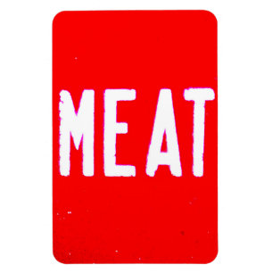 Íman Frigorífico do Registro de Numerário de Carne de V