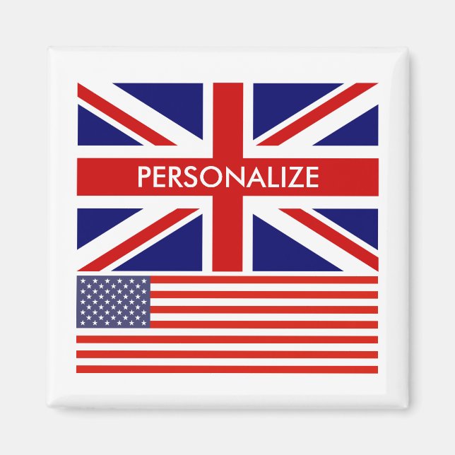 Íman Frigorífico inglês britânico Union Jack (Frente)