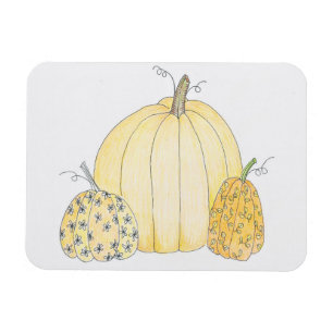 Íman Frigorífico Magnet Pumpkin Trio
