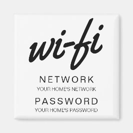 Íman Frigorizador de Senha Wifi