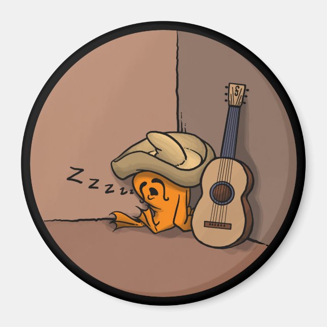 Íman Frijole Frog Siesta Magnet (Frente)