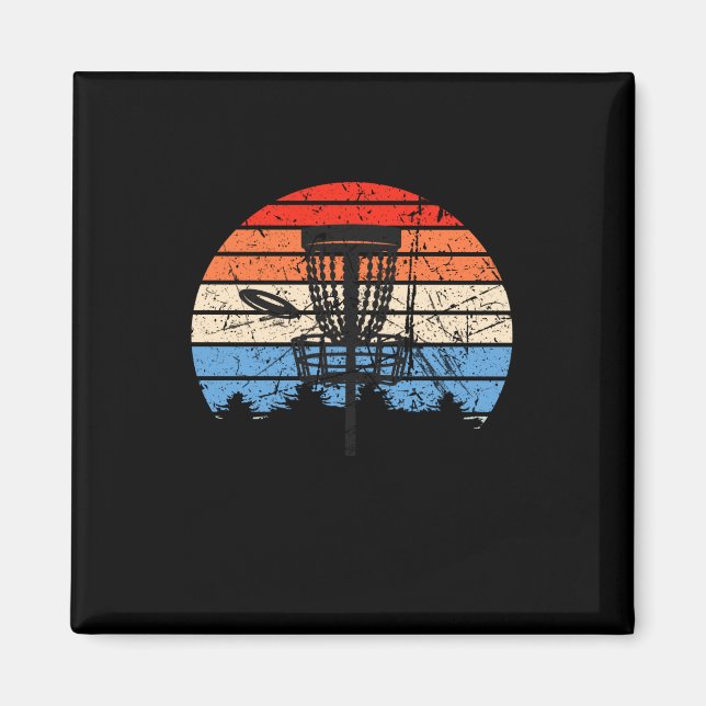 Íman Frisbee Golfe Disco Golfe Retro (Frente)