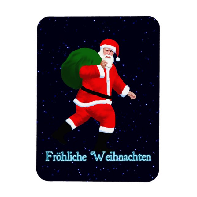 Íman Froehliche Weihnachten - Papai Noel (Vertical)