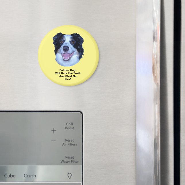 Íman Fronteira Política Collie Latido O Verdadeiro Magn (In Situ (Fridge))