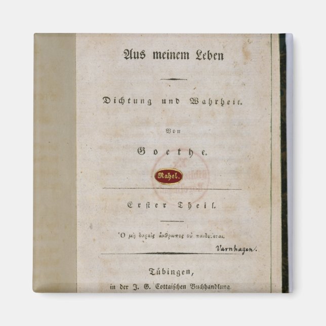 Íman Frontispece do 'Out of my Life (Frente)