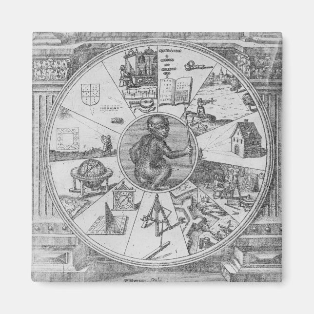 Íman Frontispício ao Utriusque de Robert Fludd (Frente)