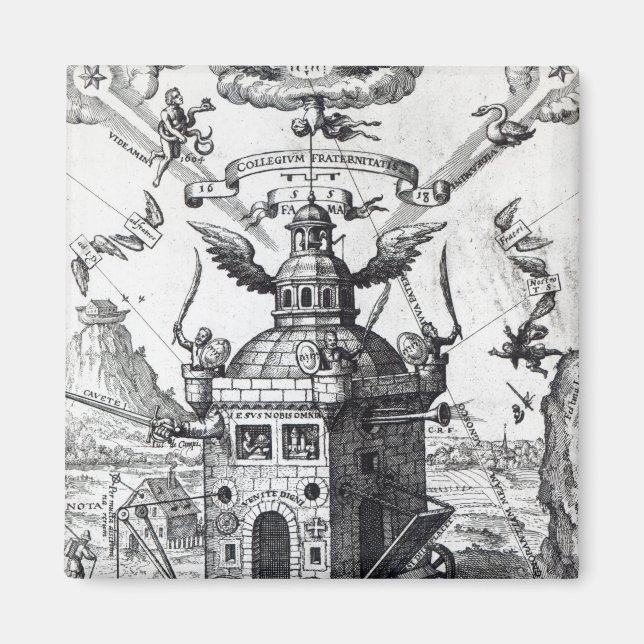 Íman Frontispício "Collegium Fama Fraternitatis" (Frente)