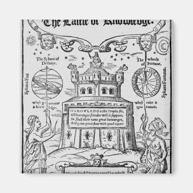 Íman Frontispício para "O Castelo do Conhecimento" (Frente)