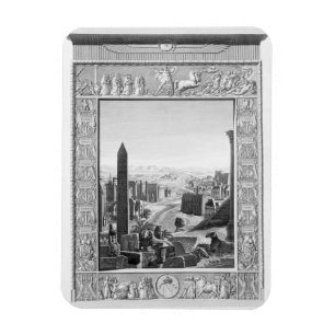 Íman Frontispiece ao volume 1 da descrição do ` do po