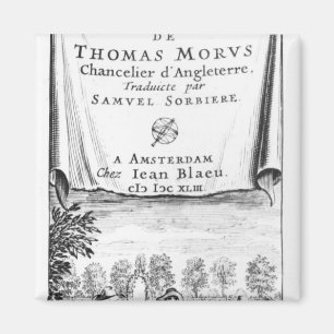 Íman Frontispiece, 'o Utopia de Thomas More