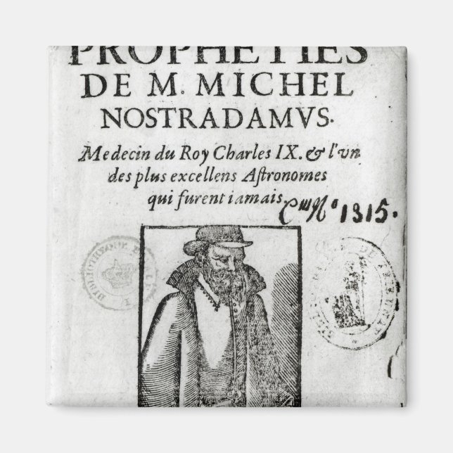 Íman Frontispiece para "Les Propheties de M. Michel (Frente)