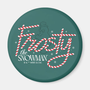 Íman Frosty the Snowman Candy Cane Logo