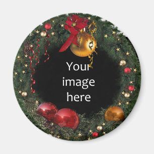 Íman Frota de Natal com sua Foto