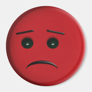 Íman Frowny enfrenta o vermelho