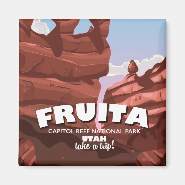 Íman Fruita Capitol Reef Parque Nacional Utah (Frente)