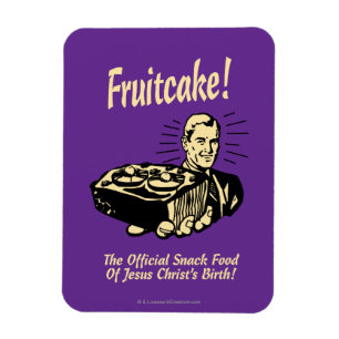 Íman Fruitcake! A comida de petisco do nascimento de