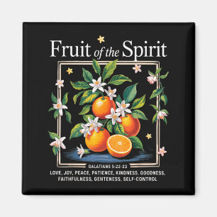 Íman Fruta Cristã Do Espírito Vintage Fruta Laranja