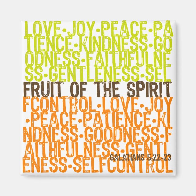 Íman Fruta da Espírito (Frente)