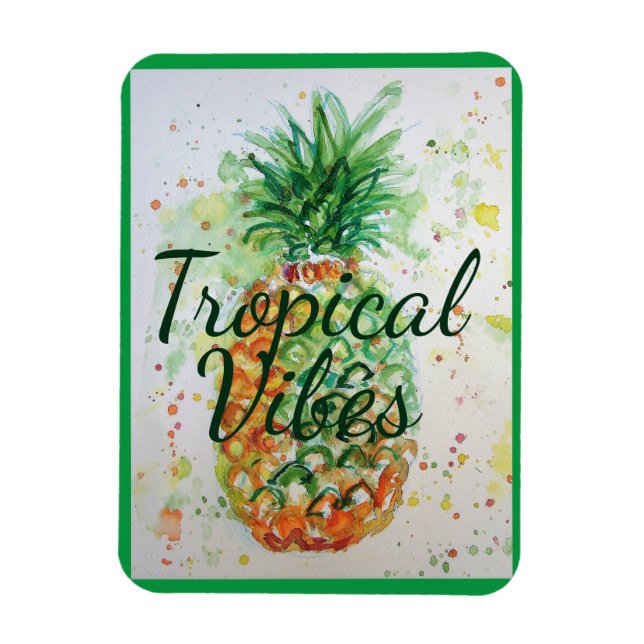 Íman Fruta de ananás Limão tropical Víblias tropicais C (Vertical)