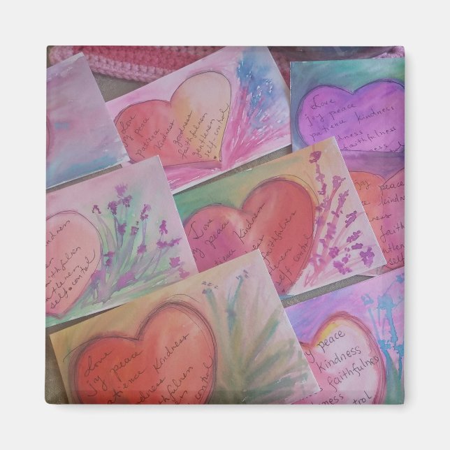 Íman fruta do espírito. (Frente)