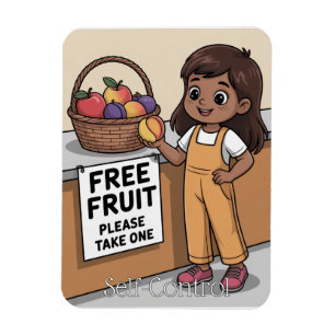 Íman Fruta do Espírito: Criança de Autocontrole