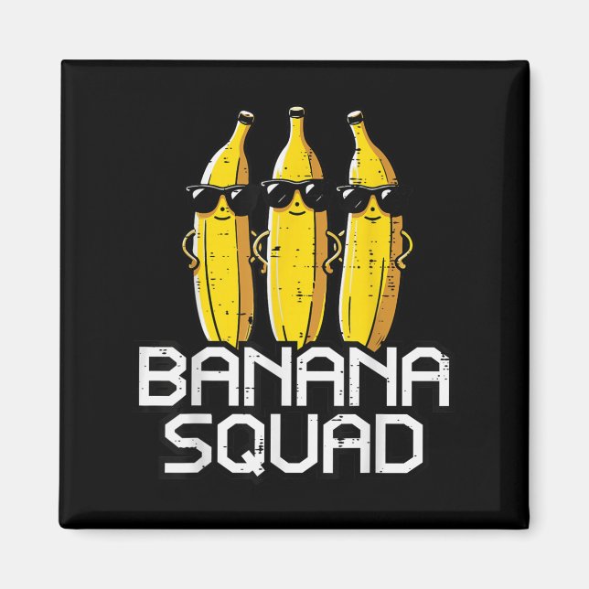 Íman Fruta Engraçada da equipe de  da Banana (Frente)