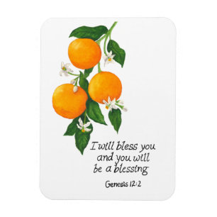 Íman Fruta Laranja Gênesis 12:2