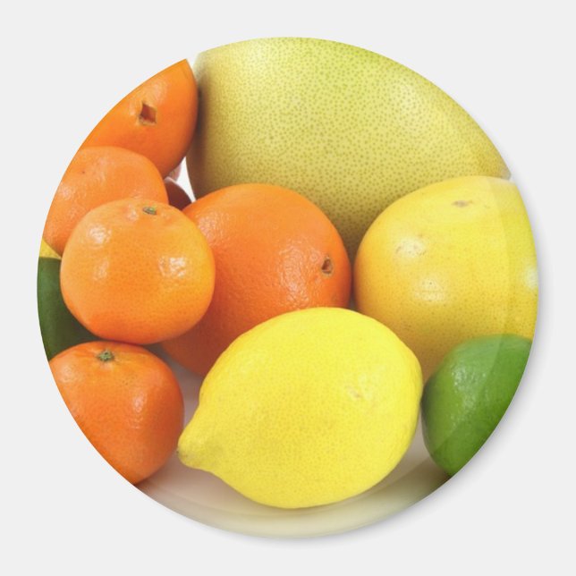Íman Fruta, laranja, limão e melão (Frente)