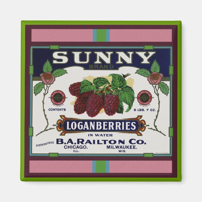 Íman Fruta Sunny Loganberry (Frente)