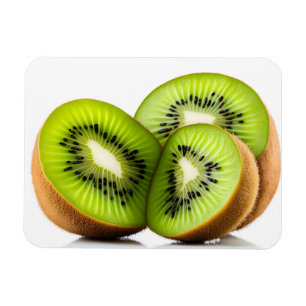 Íman Fruta verde kiwi