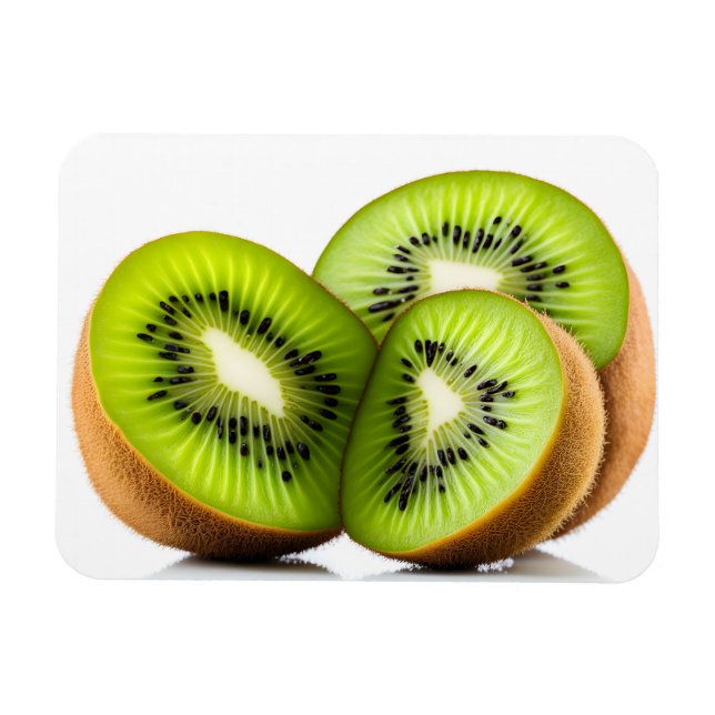 Íman Fruta verde kiwi (Horizontal)