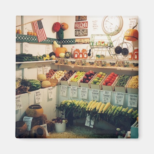 Íman Frutas e vegetação (Frente)