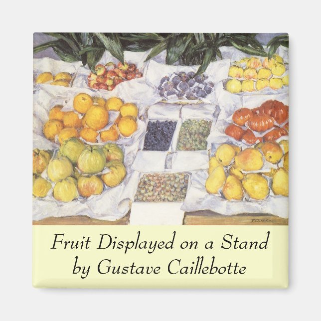 Íman Fruteira por Gustave Caillebotte, Arte Antigo (Frente)