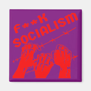Íman Fuc> Socialism Barb Wire #USAPatriotGraphics ©