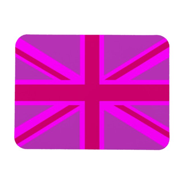 Íman Fuchsia Union Jack (Horizontal)