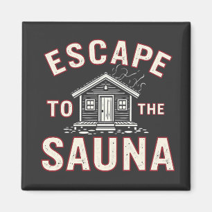 Íman Fuga aos amantes Sauna Funny Spa Day Sauna