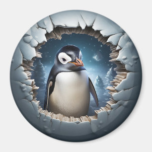 Íman Fuga de pinguins 3D