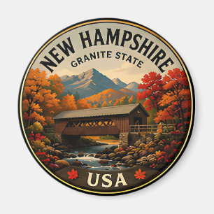 Íman 🟡 Fuga para as Montanhas Brancas de New Hampshire