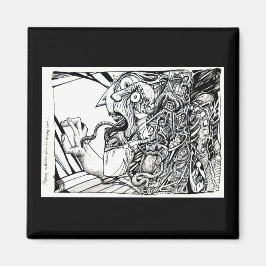 Íman Fugindo de terror de uma sala vazia... Por Brian B