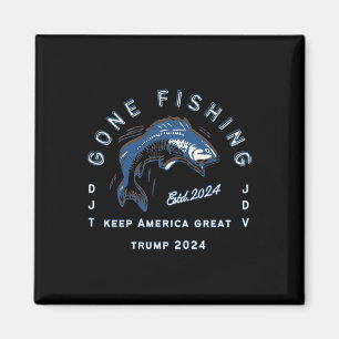 Íman Fui Pescar Trump Vance 2024 Pesca Esportiva Passad