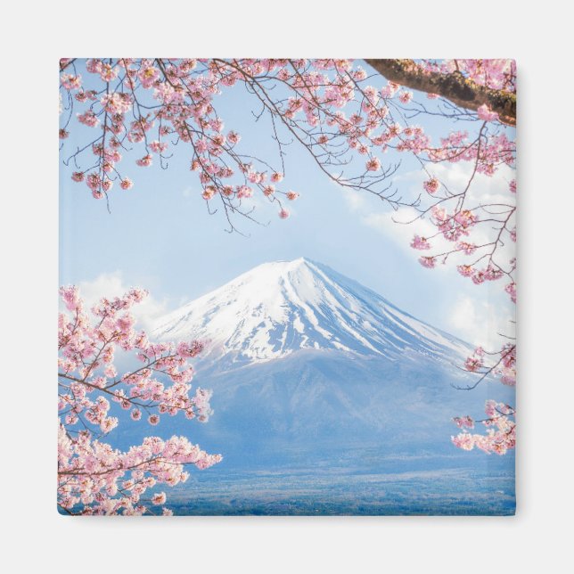 Íman Fuji Mountain | Lago Kawaguchiko | Primavera No Ja (Frente)