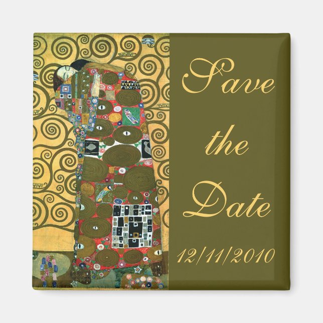 Íman Fulfillment (O Embrião) por Gustav Klimt Wedding (Frente)