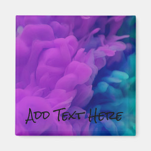 Íman Fumaça digital roxa e azul